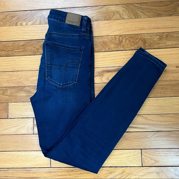 American Eagle super stretch x highest rise jegging jeans 0 regular - Picture 3 of 8